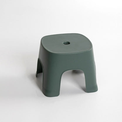 Household Bathroom Row Stools Plastic Stools Thickened Low Stools Square Stools Small Benches, Maple Yellow Children, Retro Red Children, Light Green Children, Black Children, Pink Adult, Maple Yellow Adult, Milk White Adult, Black Adult