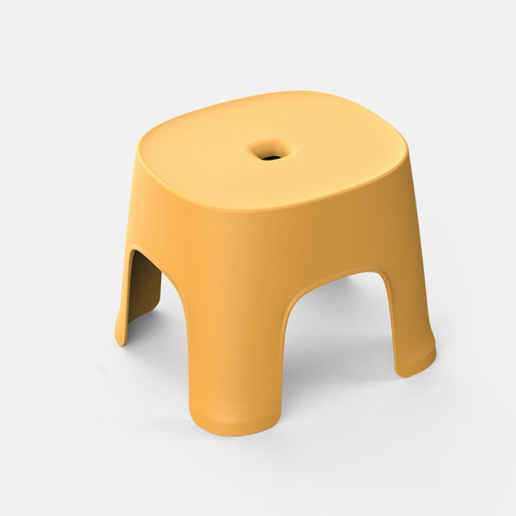 Household Bathroom Row Stools Plastic Stools Thickened Low Stools Square Stools Small Benches, Maple Yellow Children, Retro Red Children, Light Green Children, Black Children, Pink Adult, Maple Yellow Adult, Milk White Adult, Black Adult