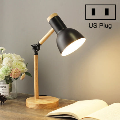 T1062 Dormitory Eye Protection Desk Lamp Bbedroom Bedside Wood Lamp