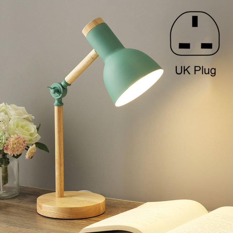 T1062 Dormitory Eye Protection Desk Lamp Bbedroom Bedside Wood Lamp