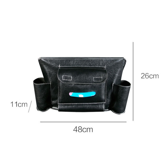 Car Seat Storage Net Pocket Car Storage Bag Multi-Function Suspended Storage Bag, Simple Black White Line, Simple Black Red Line, Upgrade Black White Line, Upgrade Black Red Line, Upgrade Black of Black Line], Simple Black of Black Line����������������...