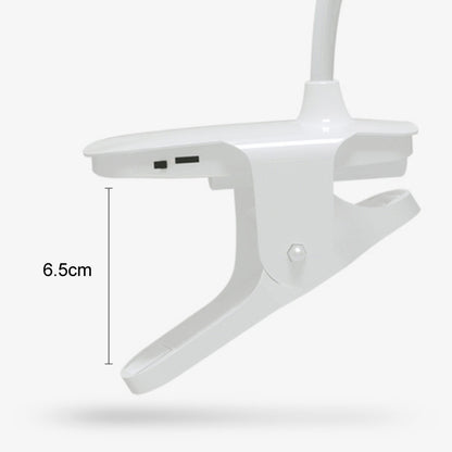 Charging 800mAh Single Color Temperature Three-level Adjustment LED Clip Desk Lamp USB Eye Protection Bedside Lamp
