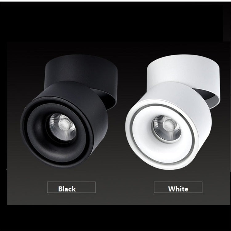 360 Degrees Rotatable Foldable COB LED Background Spot Light Surface Mounted Ceiling Lamp, 7W Warm White, 7W White, 5W Warm White, 10W Warm White, 10W White, 12W Warm White, 12W White