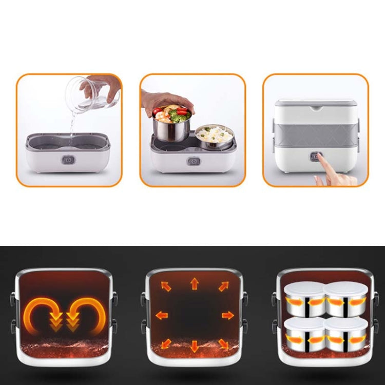 Lunch Box With Electric Heating And Heat Preservation Can Be Plugged In Barrel Office Worker Rice Cooker