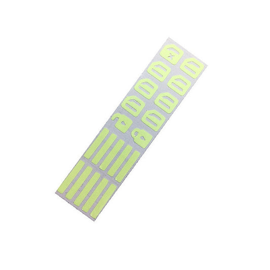 Car Window Sticker Lifter Modified Sticker Car Luminous Switch Car Window Button Car Sticker, Luminous Green, Luminous Orange, Luminous Blue