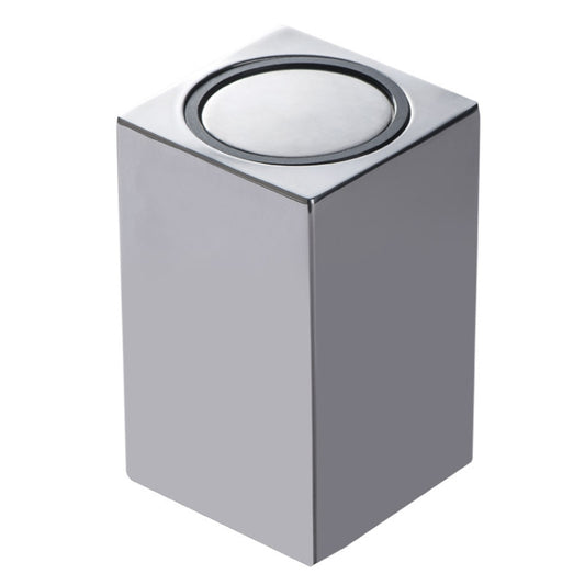 Push-Type Stainless Steel Toothpick Holder Portable Automatic Pop-Up Toothpick Storage Box, Square Push-Type  Stainless Steel
