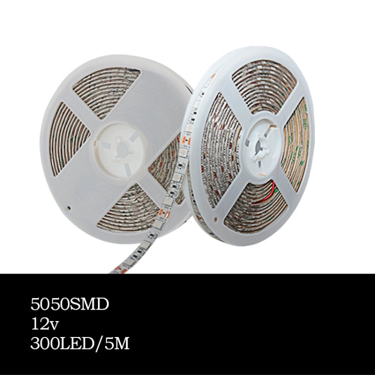 شريط إضاءة LED كامل الطيف SMD 5050 بطول 5 أمتار و300 مصباح LED، مناسب للزراعة المائية في البيوت الزجاجية، مقاوم للماء