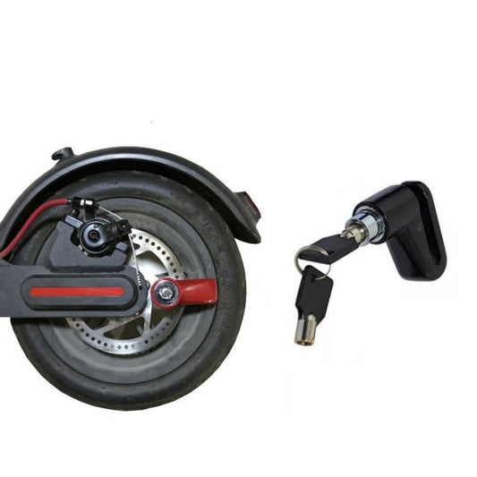 Electric Scooter Disc Brake Lock Multi-Function Reinforced Anti-Theft Lock Accessory for Xiaomi Mijia M365, Packing specification: Disc Brake Lock (Red )