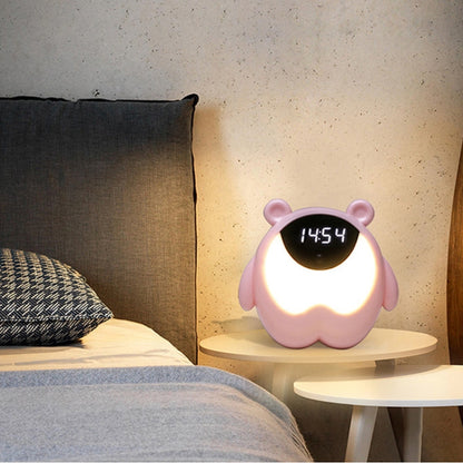 ساعة منبه ذكية لغرفة نوم الأطفال من Creative Time Light، أحادية اللون 3 واط، سبعة ألوان 3 واط