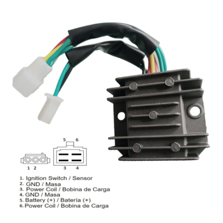 2006.24 Motorcycle Rectifier For Kart / High Truck / Small Race / Go-Kart 150 6.000.124-GTS, 2006.24