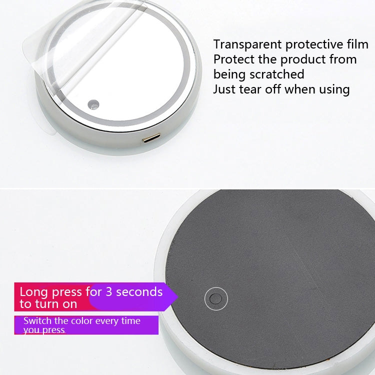 قطعتان من مصابيح المياه المضيئة LED للسيارة، إضاءة جو السيارة، شحن USB، مضادة للانزلاق، مصابيح مياه مضيئة للسيارة