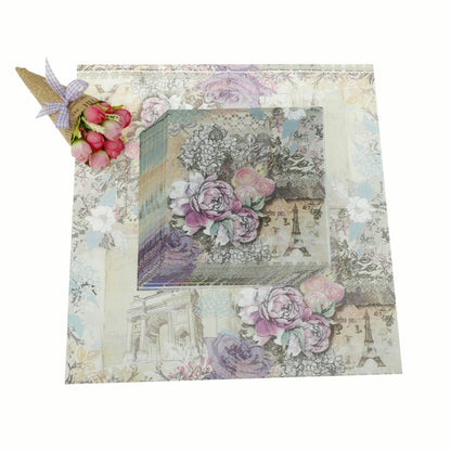 Colorful Print Party Decoration Napkin Facial Tissue, French Style