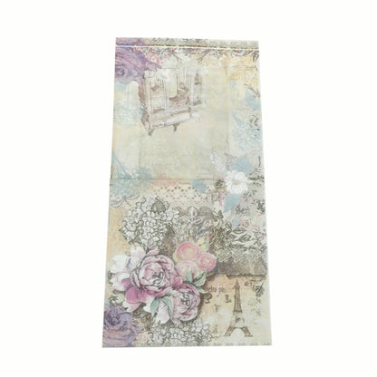 Colorful Print Party Decoration Napkin Facial Tissue, French Style