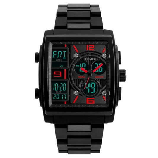 SKMEI 1274  Men Fashion Electronic Watch Multifunctional Outdoor Sports Watch