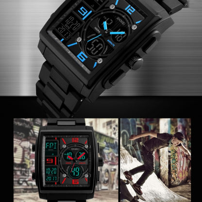SKMEI 1274  Men Fashion Electronic Watch Multifunctional Outdoor Sports Watch