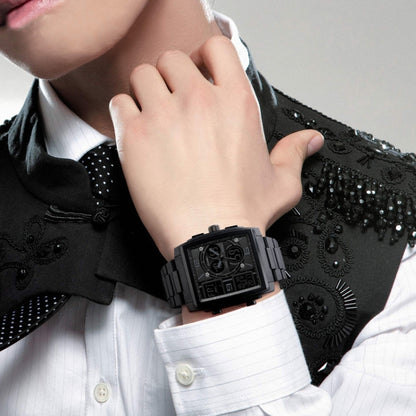 SKMEI 1274  Men Fashion Electronic Watch Multifunctional Outdoor Sports Watch