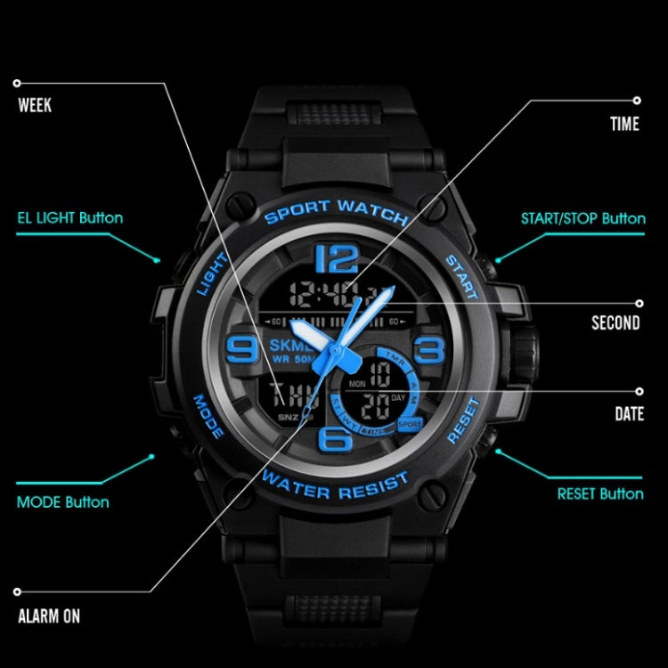 SKMEI 1452 Outdoor Sports Electronic Watch Multifunctional Waterproof Watch