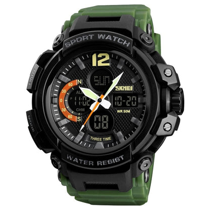 SKMEI 1343 Men Outdoor Sports Waterproof Watch Student Digital Watch