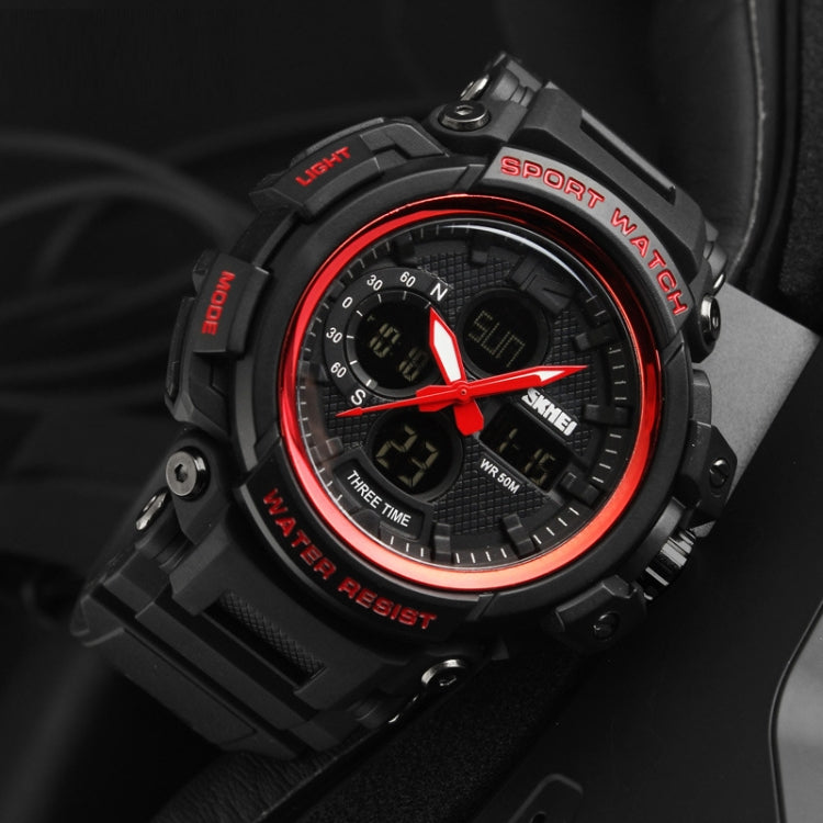 SKMEI 1343 Men Outdoor Sports Waterproof Watch Student Digital Watch