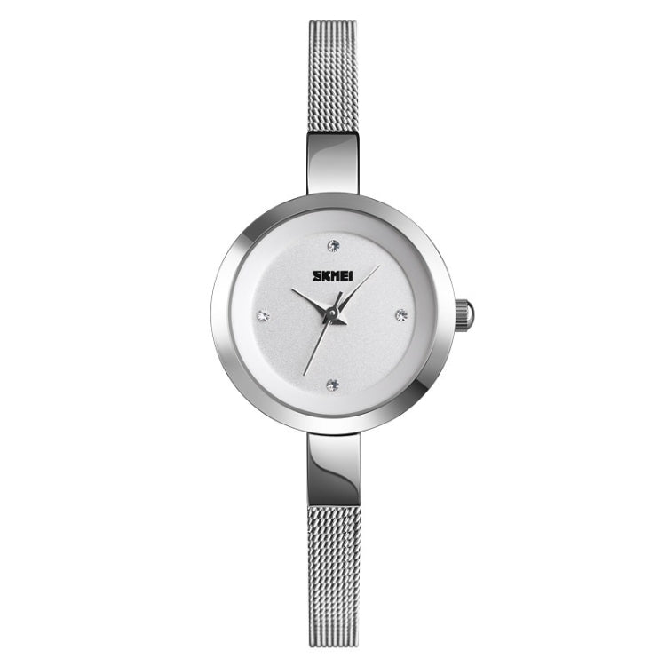 SKMEI 1390 Ladies Business Casual Watch Steel Band Lightweight Quartz Watch