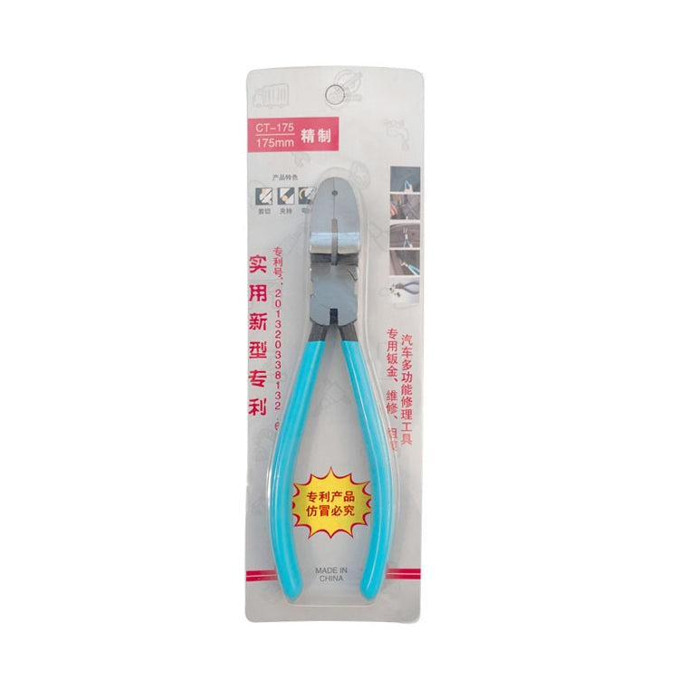 17.5cm Car Plier Auto Car Trim Clip Door Panel Diagonal Plier Rivets Fastener Trim Clip Cutter Remover Puller Tool, Trim Clip Pliers