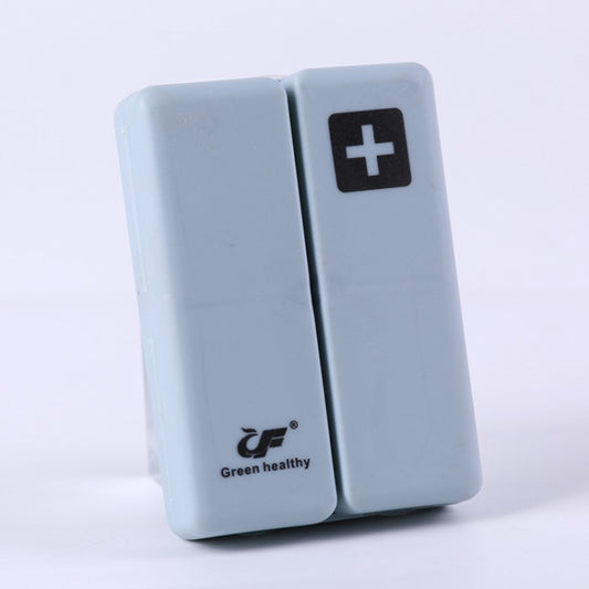 Folding Portable Sealed and Dispensing Small Pill Box, Blue, White, Green, Pink