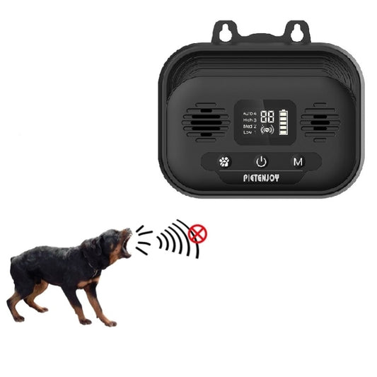 Pet Products Ultrasonic Bark Stopper Dog Trainer Indoor And Outdoor Dog Repeller, Black Normal Edition, Black Smart Edition