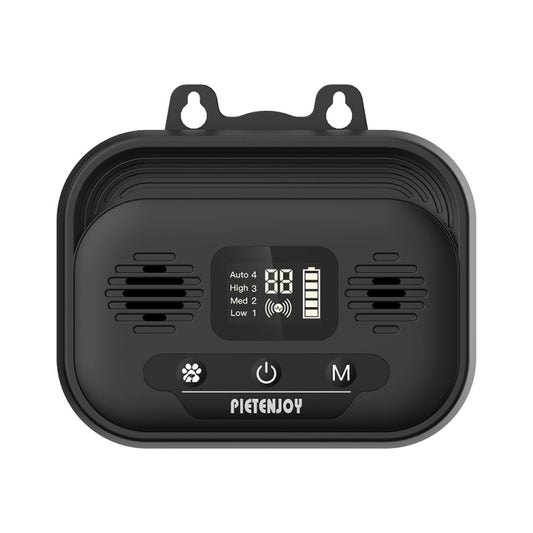 Pet Products Ultrasonic Bark Stopper Dog Trainer Indoor And Outdoor Dog Repeller, Black Normal Edition, Black Smart Edition
