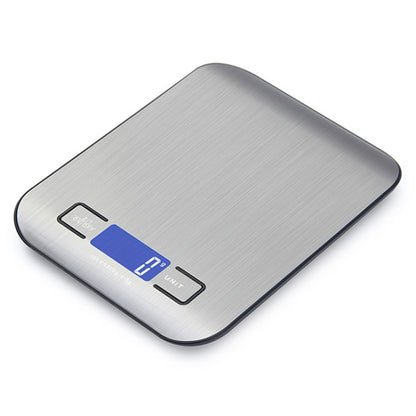 Stainless Steel Small Food Electronic Scale Kitchen Portable Baking Electronic Scale, 5kg/1g (Battery Model White), 5kg/1g (Battery Model Black), 10kg/1g (Battery Model White), 5kg/1g (Rechargeable White), 10kg/1g (Rechargeable White)������������������...