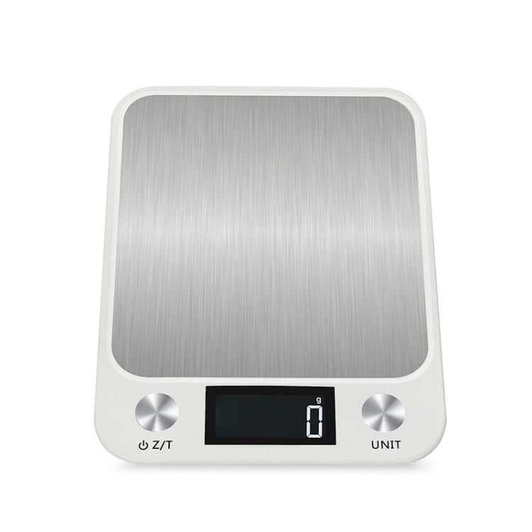 Small Kitchen Food Scale Stainless Steel Electronic Kitchen Scale, 5kg/1g (Black), 10kg/1g (Black), 5kg/1g (White), 10kg/1g (White)