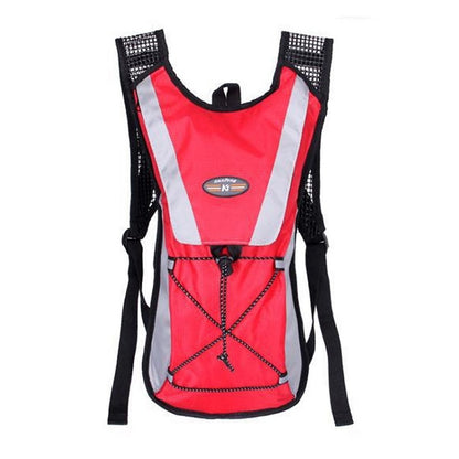 Outdoor Sports Mountaineering Cycling Backpack Water Bottle Breathable Vest, Red, Green, Blue, Black, Pink, Orange