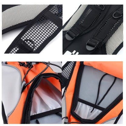 Outdoor Sports Mountaineering Cycling Backpack Water Bottle Breathable Vest, Red, Green, Blue, Black, Pink, Orange