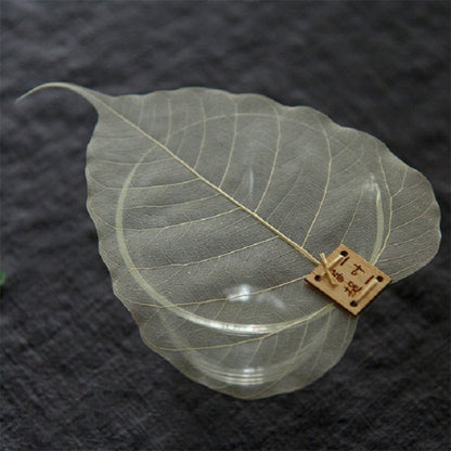 Creative Personality Natural Bodhi Leaf Filter Tea Leak, Bodhi Leaf