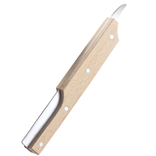 Multifunctional Stainless Steel Coconut Shell Opener With Wooden Handle Coconut Meat Knife Kitchen Gadgets, Coconut Shell Opener