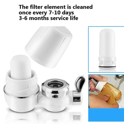 Faucet Water Purifier Household Filter Tap Water Direct Drinking Water Purifier Kitchen Purifier Water Filter, Item No.: Ceramic Filter, Water Purifier +1 Ceramic Filter, Ceramic Filter
