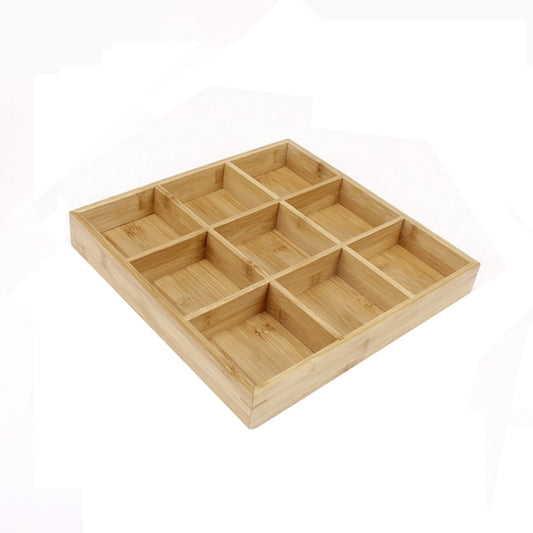 Hot Pot Bamboo Plate Compartmental Platter Vegetable Wood Tray Set, Large Nine Grid Plate, Six Grid Plate, Large Four Grid Bamboo Plate, Medium Four Grid Bamboo Plate, Small Four Grid Bamboo Plate, Three Grid Bamboo Plate, Two Grid Plate���������������...