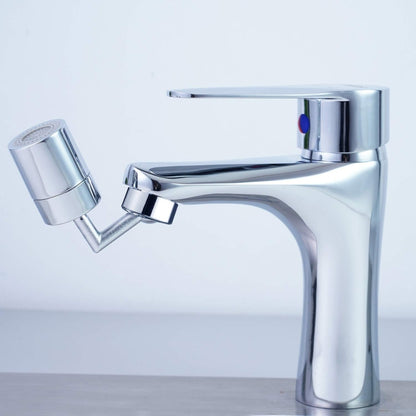 720-Degree Universal Rotating Faucet Anti-Splash Spout Filter Dual-Function Faucet, Two Sections
