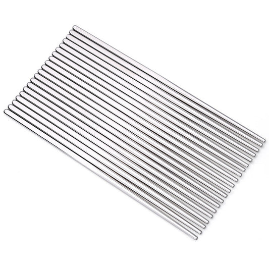 1 Pairs 304 Stainless Steel Chopsticks Non-Slip Tableware Adult Chopsticks, 22.7cm