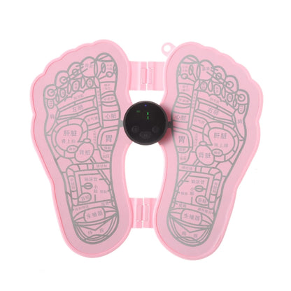 MLR-125 Mini Foot Massager Elderly Foot Foot Massager EMS Portable Pulse Home Foot Relaxing Massager, Black (Battery), Pink (Battery), Pink (Rechargeable), Black (Rechargeable)
