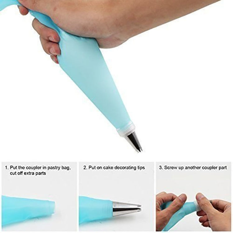 8 PCS/Set 6 Stainless Steel Nozzle Set DIY Cake Decorating Tools Silicone with EVA Cream Pastry Bag, 8 PCS/Set Cake Decorating Tools