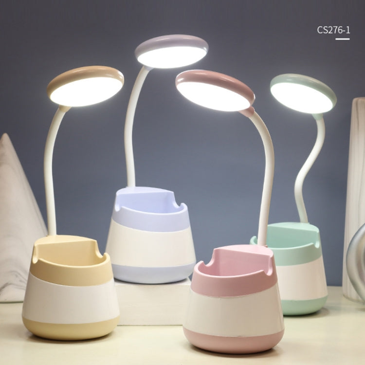 USB Charging LED Desk Light Eye Protection Lamp with Pen Holder and Phone Holder, CS276-1 Pink, CS276-1 Blue, CS276-1 Green, CS276-1 Yellow, CS276-1 Black, CS276-3 Pink, CS276-3  Blue, CS276-3 Green, CS276-3 Yellow, CS276-3 Black, CS276-4 Pink���������...