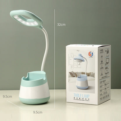 USB Charging LED Desk Light Eye Protection Lamp with Pen Holder and Phone Holder, CS276-1 Pink, CS276-1 Blue, CS276-1 Green, CS276-1 Yellow, CS276-1 Black, CS276-3 Pink, CS276-3  Blue, CS276-3 Green, CS276-3 Yellow, CS276-3 Black, CS276-4 Pink���������...