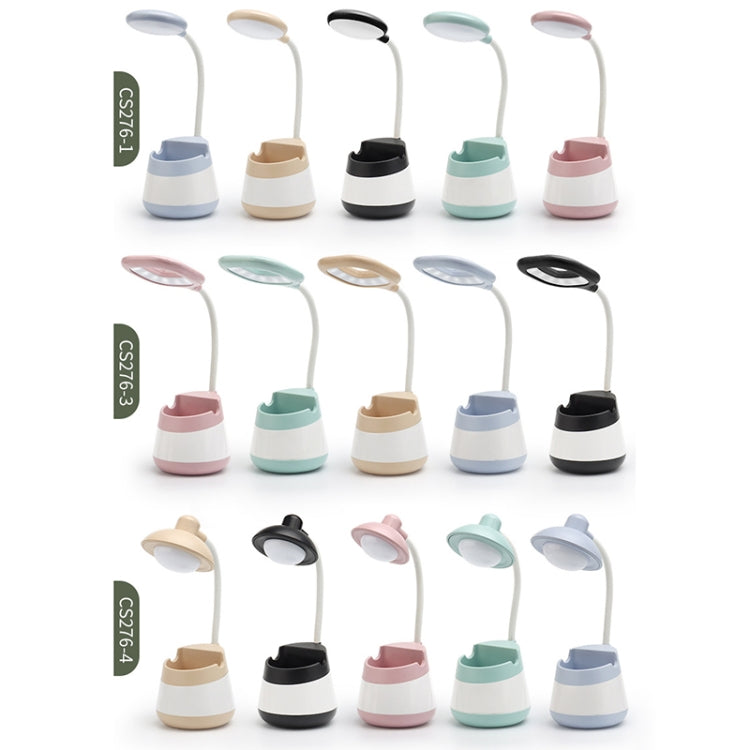 USB Charging LED Desk Light Eye Protection Lamp with Pen Holder and Phone Holder, CS276-1 Pink, CS276-1 Blue, CS276-1 Green, CS276-1 Yellow, CS276-1 Black, CS276-3 Pink, CS276-3  Blue, CS276-3 Green, CS276-3 Yellow, CS276-3 Black, CS276-4 Pink���������...