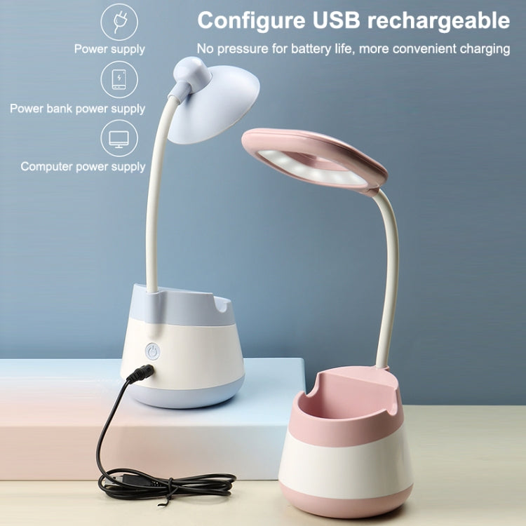 USB Charging LED Desk Light Eye Protection Lamp with Pen Holder and Phone Holder, CS276-1 Pink, CS276-1 Blue, CS276-1 Green, CS276-1 Yellow, CS276-1 Black, CS276-3 Pink, CS276-3  Blue, CS276-3 Green, CS276-3 Yellow, CS276-3 Black, CS276-4 Pink���������...