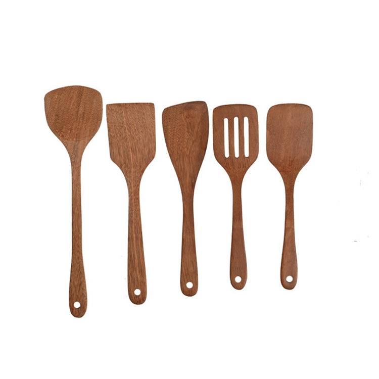 Long Handle Unpainted Chicken Wings Wooden Spatula Kitchen Utensils, Large Spatula, Large vegetable Spatula, Oblique Spade, Square Curved Spade, 3 Square Curved Spade