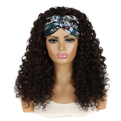 Hairband Wig Headgear Volume Chemical Fiber Wig Headgear, Black Hair Band 1B#O, Stars And Stripes Headband 1B#H, Leopard Headband 1B#G, Flower Hair Band 1B#C, 1B#XC, 4#XK, 27#XB, 33#XG, 613#O, 613#A, 613#G, 613#XC