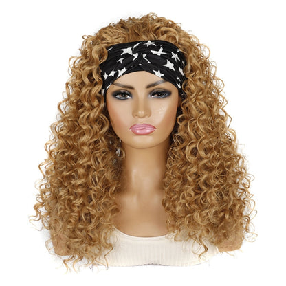 Hairband Wig Headgear Volume Chemical Fiber Wig Headgear, Black Hair Band 1B#O, Stars And Stripes Headband 1B#H, Leopard Headband 1B#G, Flower Hair Band 1B#C, 1B#XC, 4#XK, 27#XB, 33#XG, 613#O, 613#A, 613#G, 613#XC