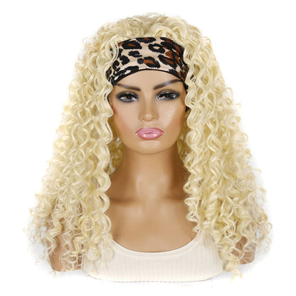 Hairband Wig Headgear Volume Chemical Fiber Wig Headgear, Black Hair Band 1B#O, Stars And Stripes Headband 1B#H, Leopard Headband 1B#G, Flower Hair Band 1B#C, 1B#XC, 4#XK, 27#XB, 33#XG, 613#O, 613#A, 613#G, 613#XC