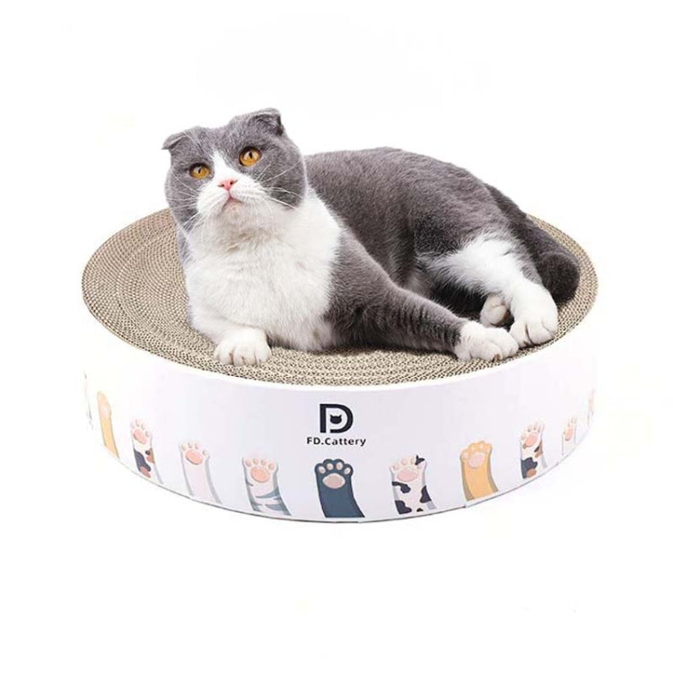 Round Corrugated Cat Scratcher Claw Sharpener Toy Bed, Green 41x41x10cm, Pink 41x41x10cm, Green 36x36x8cm, Pink 36x36x8cm, Green 32x32x6cm, Pink 32x32x6cm, Paw Print 32x32x6cm, Paw Print 36x36x8cm, Paw Print 41x41x10cm, Blue Letters 41x41x10cm���������...