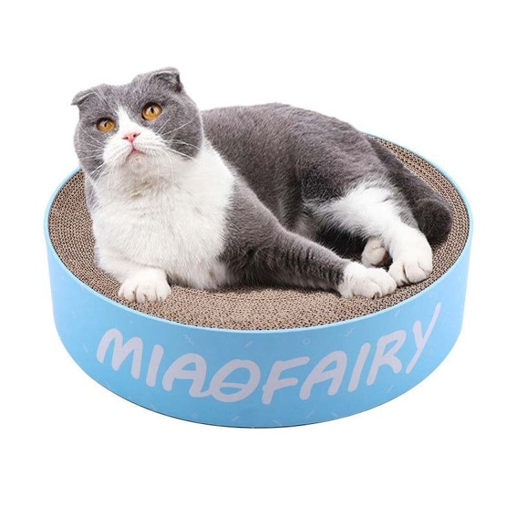 Round Corrugated Cat Scratcher Claw Sharpener Toy Bed, Green 41x41x10cm, Pink 41x41x10cm, Green 36x36x8cm, Pink 36x36x8cm, Green 32x32x6cm, Pink 32x32x6cm, Paw Print 32x32x6cm, Paw Print 36x36x8cm, Paw Print 41x41x10cm, Blue Letters 41x41x10cm���������...